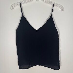 Forever 21 Black V-Neck Spaghetti Strap Cami